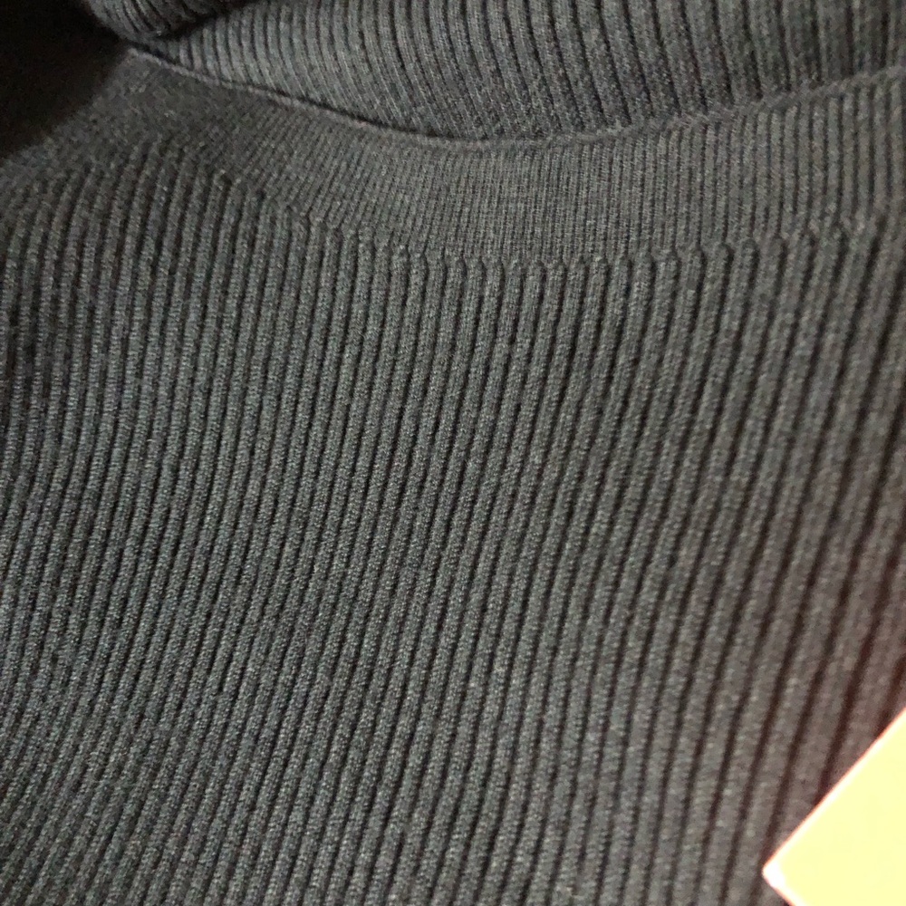 INTEMPO Long Sleeve Form Fitting Cutout Sweater Dress - Picture 11 of 15